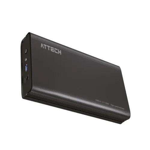 Rack o Enclosure Plástico ATTECH AT035 para disco duro externo de 3,5"