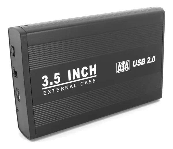 Caja Para Disco Duro Sata De Pc, 3.5 Usb 2.0 Caja Externa