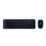 Kit de teclado y mouse inalámbrico Logitech MK220 Español de color negro - Imagen 2