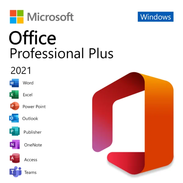 Licencia OFFICE 2021 PROFEESIONAL ACTIVACION ONLINE